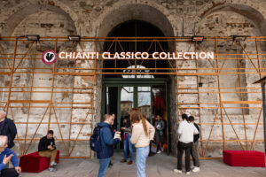 Översiktsbild på entren till Chianti Classico Collection provningen